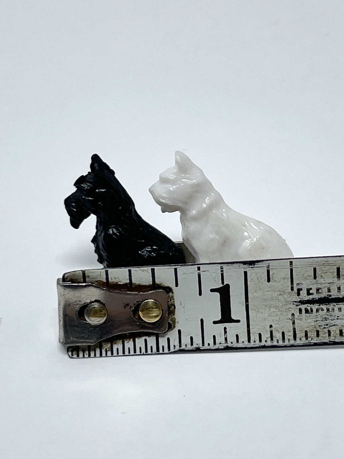 Vintage Scottie Dog Brooch made in Great Britain – Scottish Highland Terrier