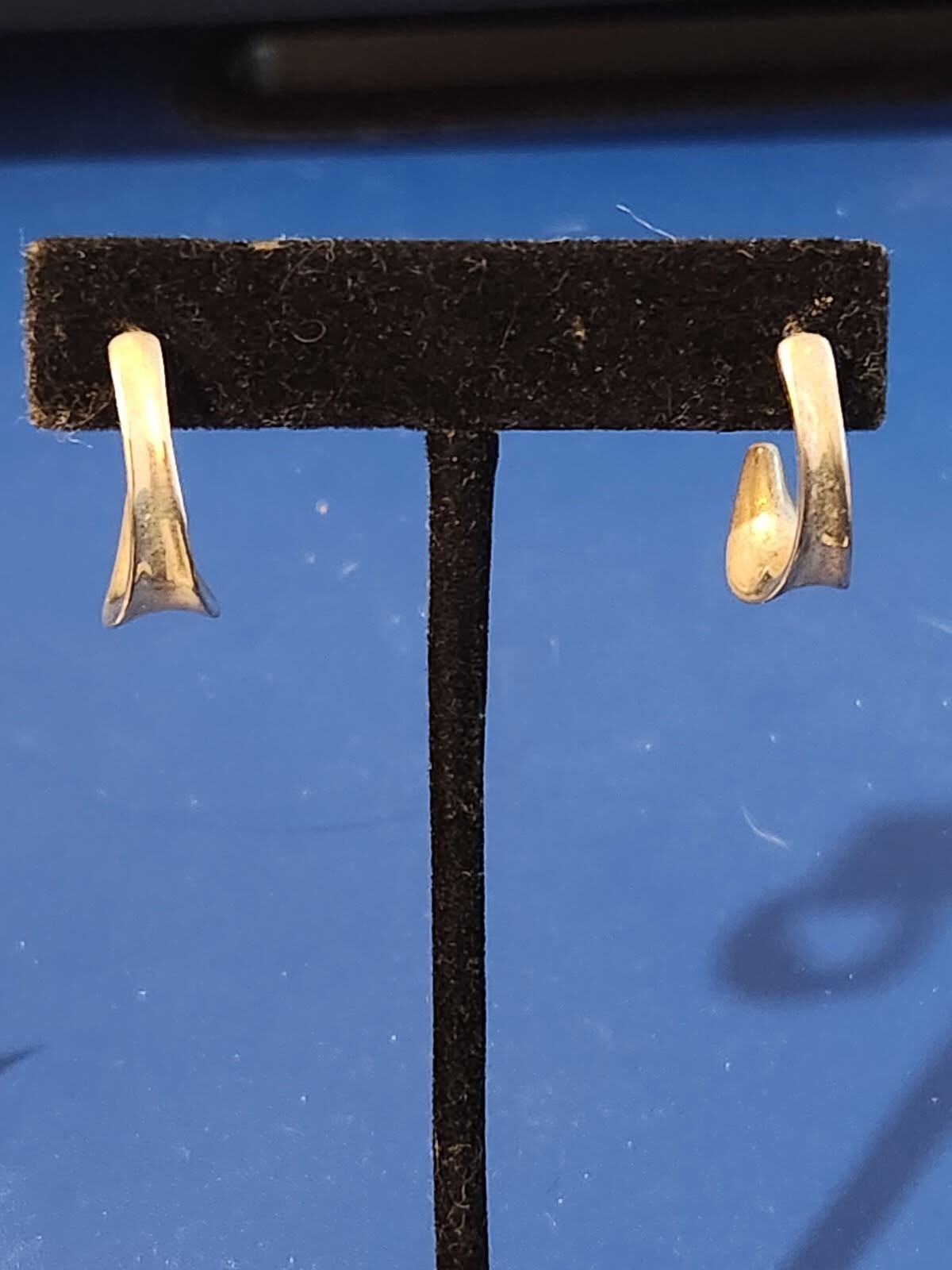 Sterling Silver Half Hoop Earrings