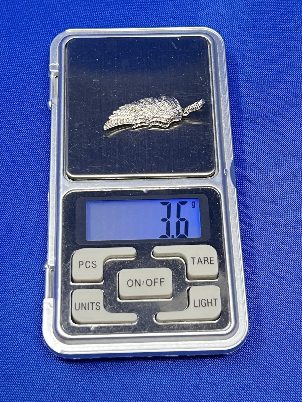 STERLING SILVER EA 925 BIRD ANGEL WING PENDANT 3.6 Grams VTG Estate US SELLER