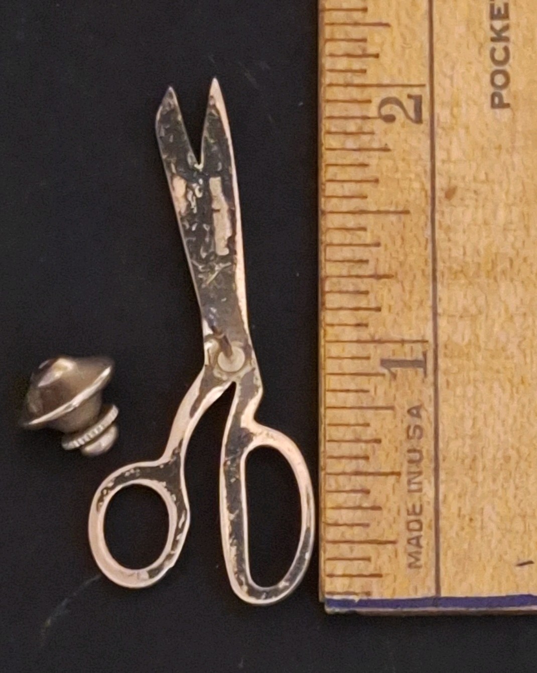 Vintage Sterling Silver Scissors Lapel Pin – West Germany