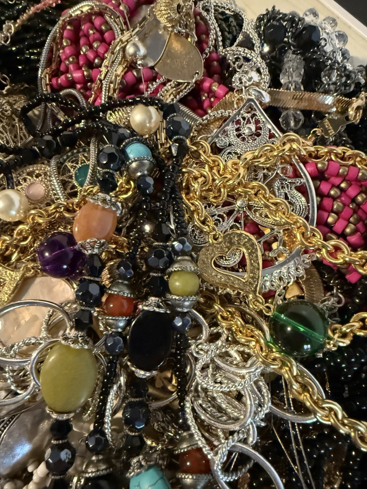 Beautiful 5 Pound Mystery Jewelry Bag Vintage ToNow ReadyTo Wear Excellent Used