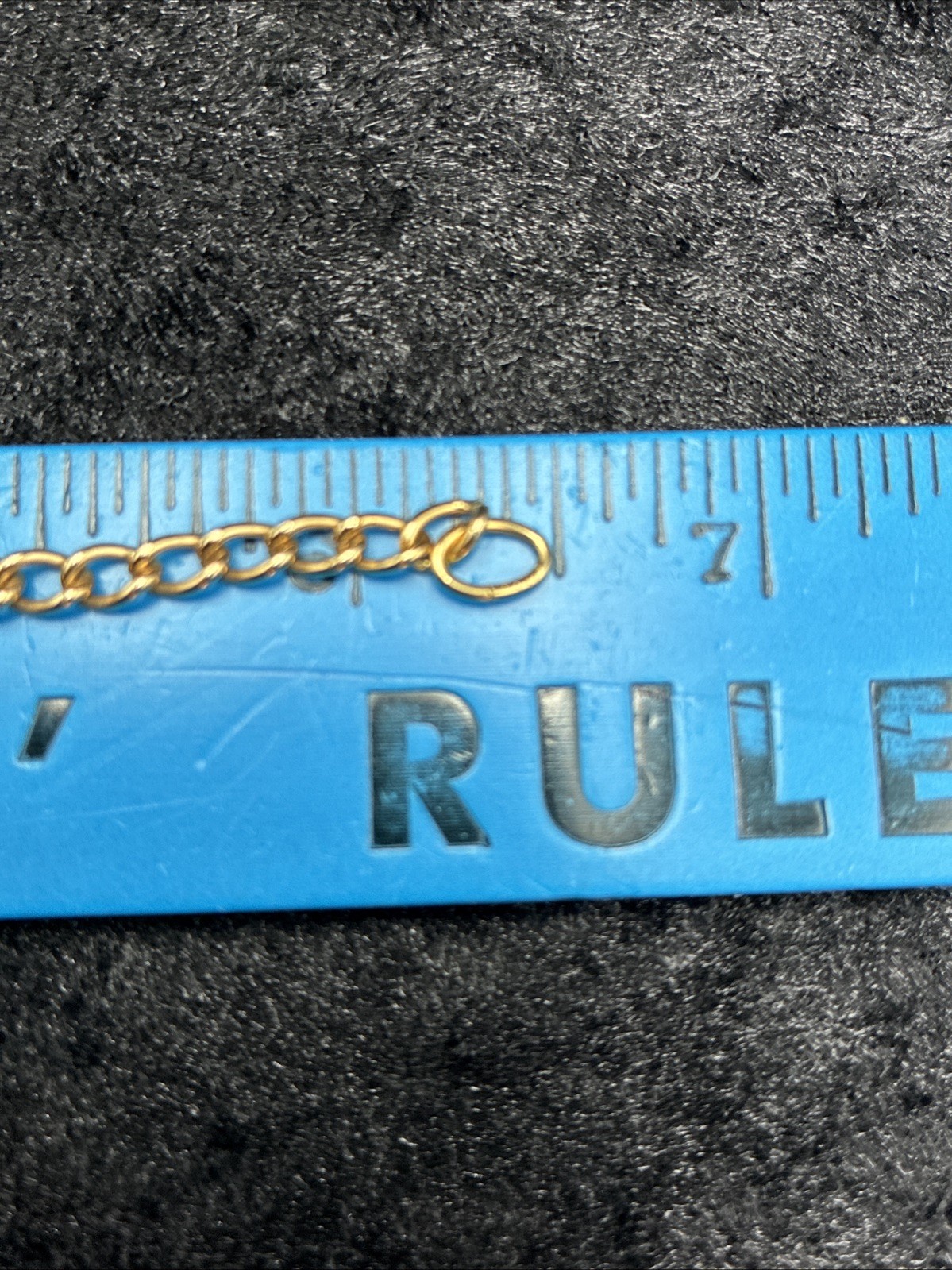 Vintage ID Bracelet Engraved “Isabelle” Gold Tone 6.5” Plz Read