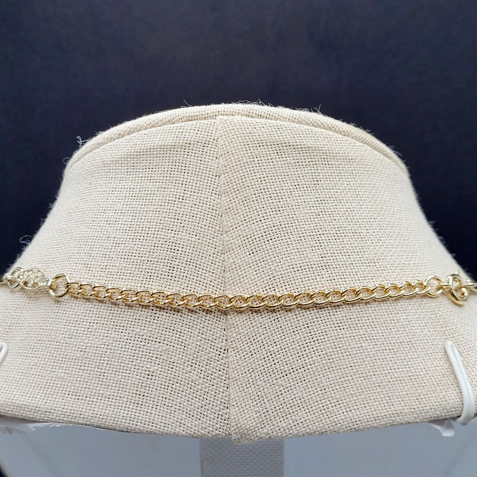 Classic Tubular Bar Elongated Links Shiny Gold Tone Vintage Necklace 19.5 inch