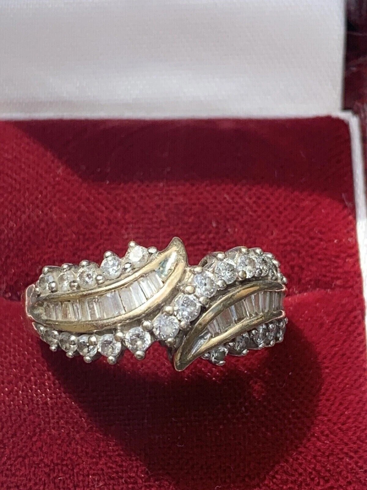 1.85Ct Round Cut Lab-Created Diamond Anniversary Wedding 14K Yellow Gold FN Ring