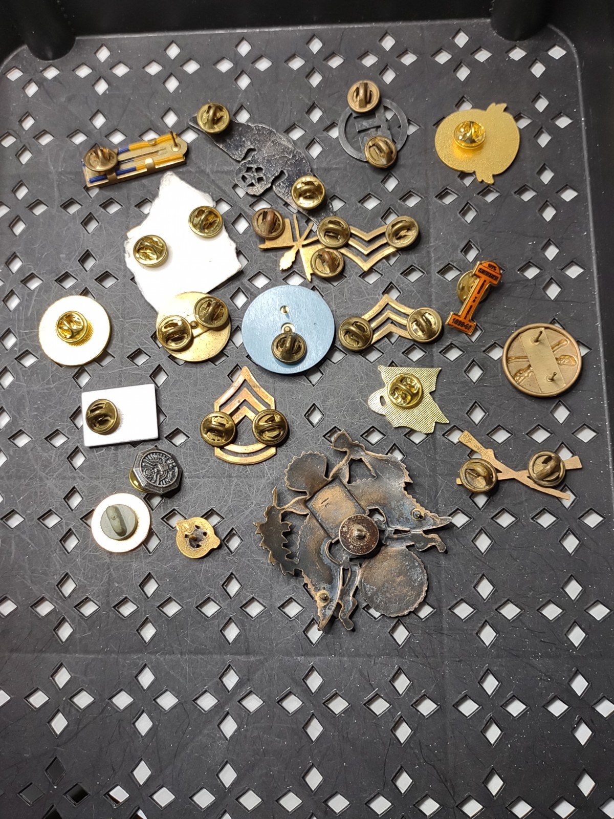 Lot Of Military Themed Pins Military Pin Lot DSTAC