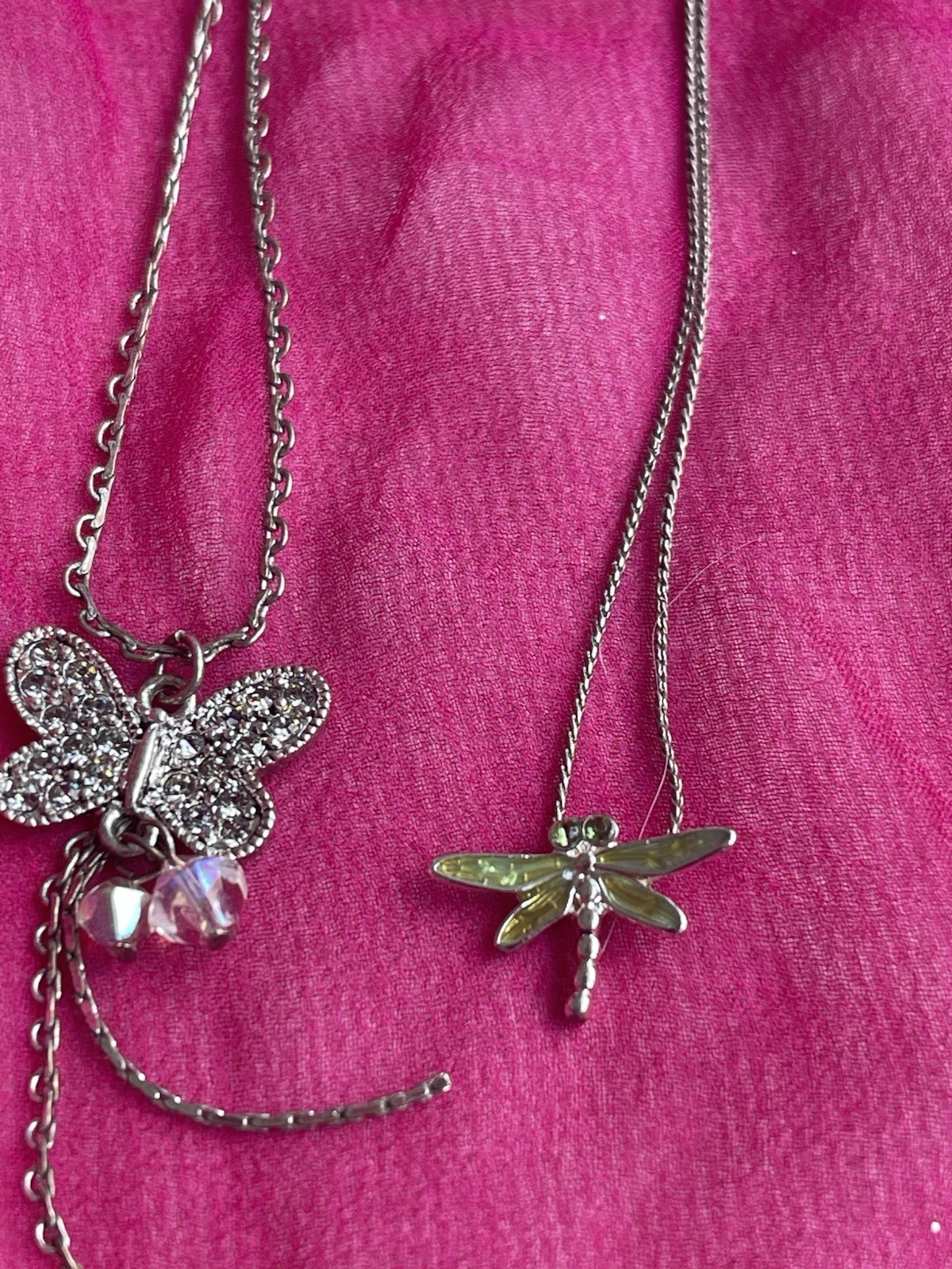 Estate Find All Wearable Pendant Necklaces Jewelry Lot Of 7 Gold /Silver Tone