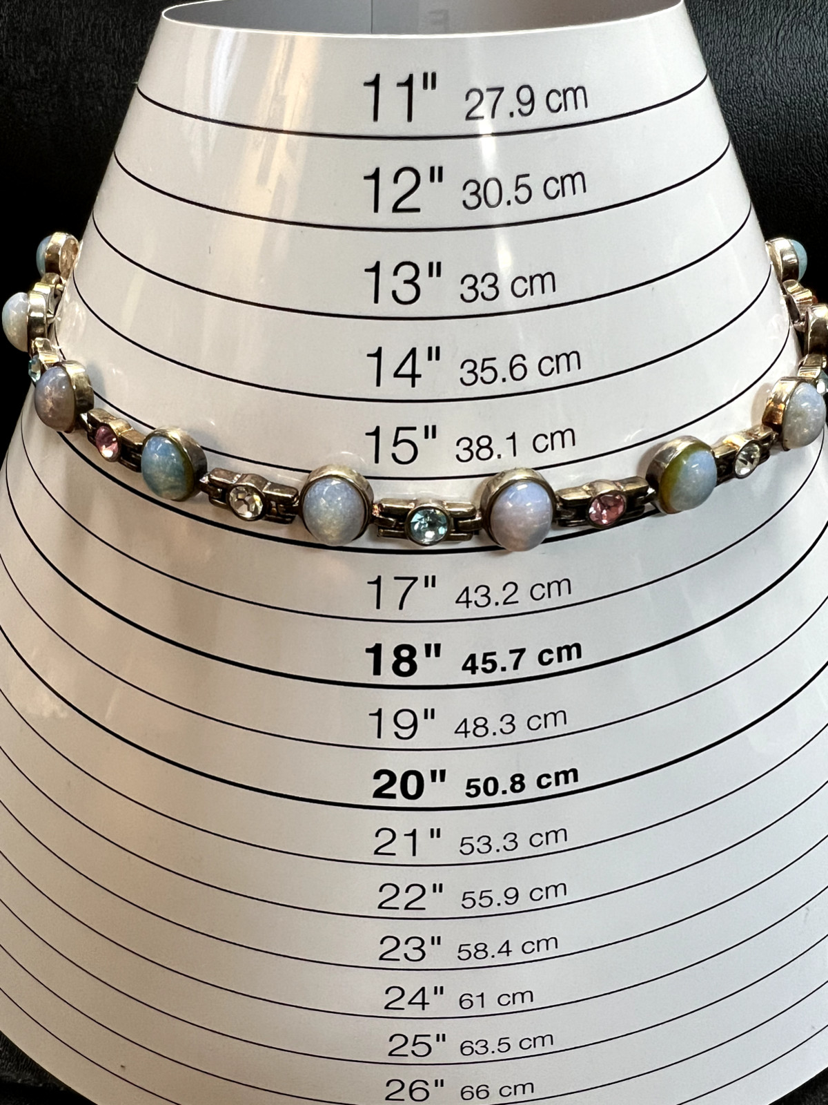 Givenchy Vintage Opal Cabochon Collar Necklace Gold Crystal Runway Signed