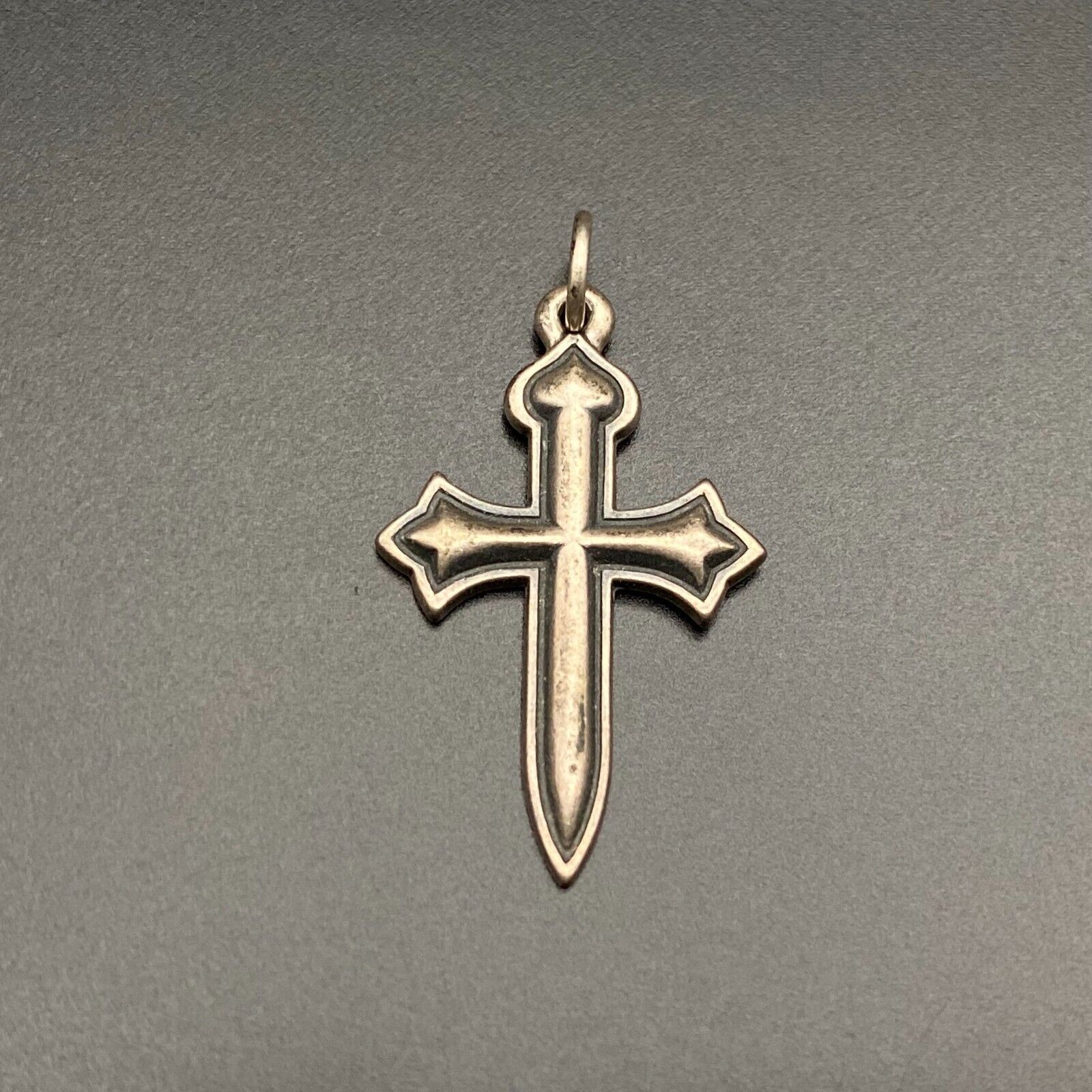 Vintage James Avery Cross Sterling Silver Pendant Charm