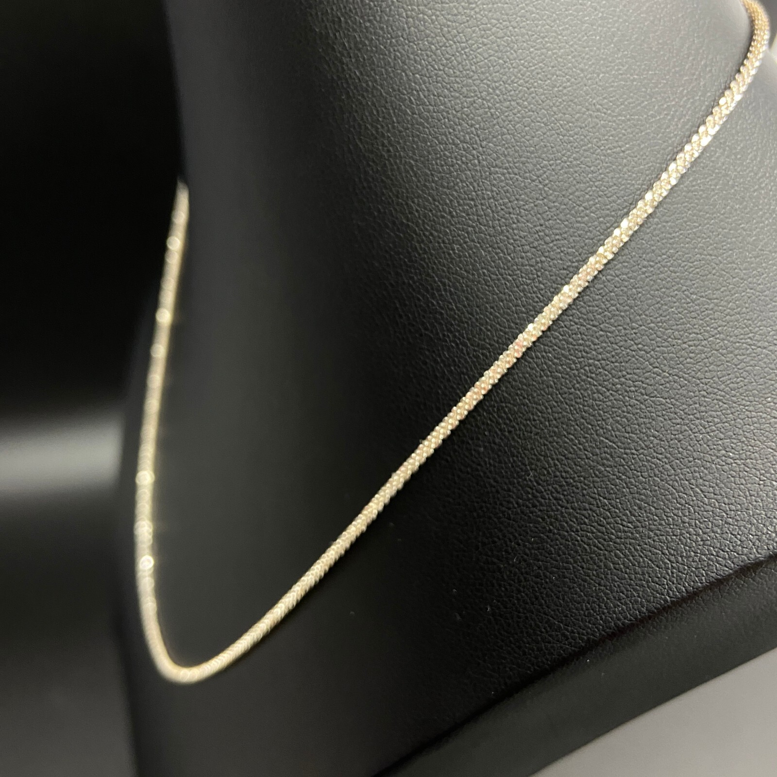 Sterling Silver – ITALY AGI 1.6mm Margarita Chain 20″ Necklace – 4g