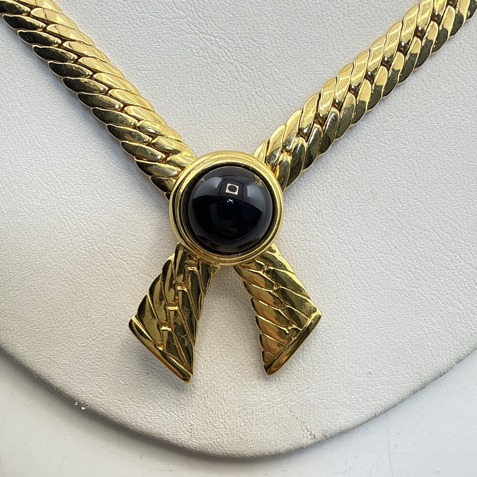Joan Rivers Necklace Omega Interchangeable Set 9 Colors Gold Tone Cabochon Box
