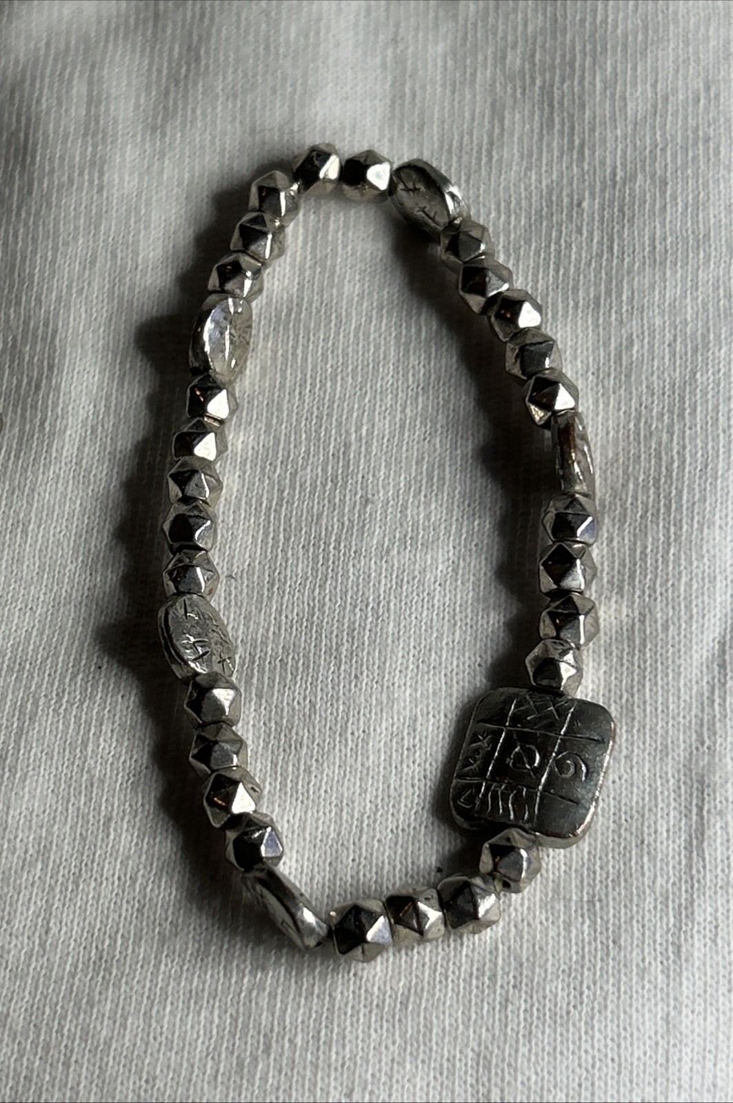 VTG Curated Jewelry Lot 6 PCS Napier Necklace;2 Rings;Silvertone Expand Bracelet