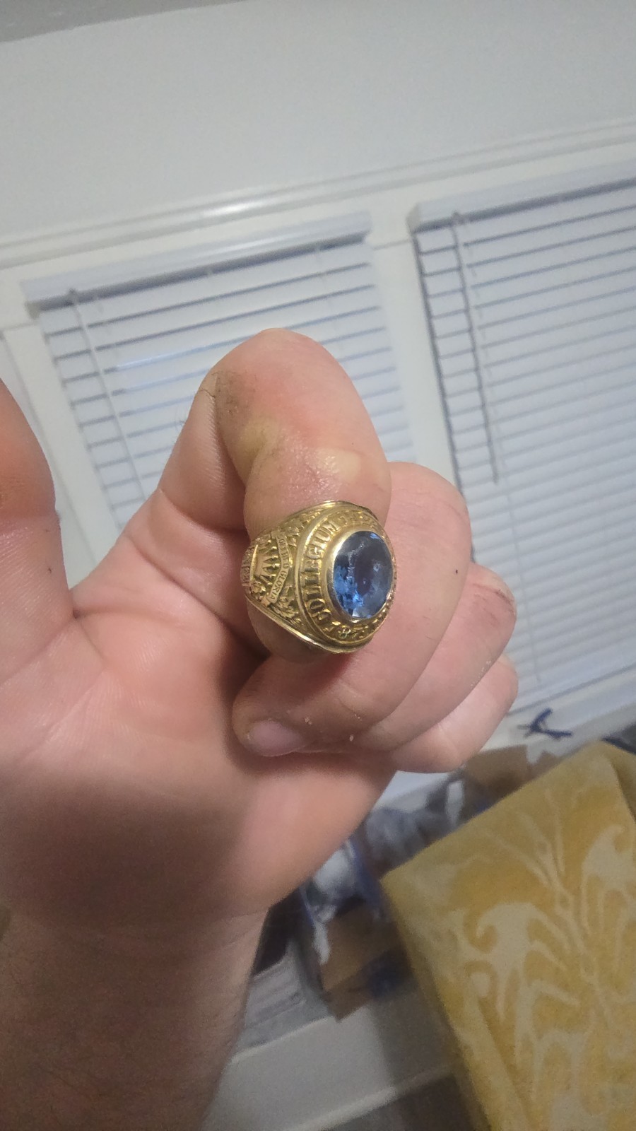 jostens gold ring vintage 12.5g 10k 1871 1922 collegium