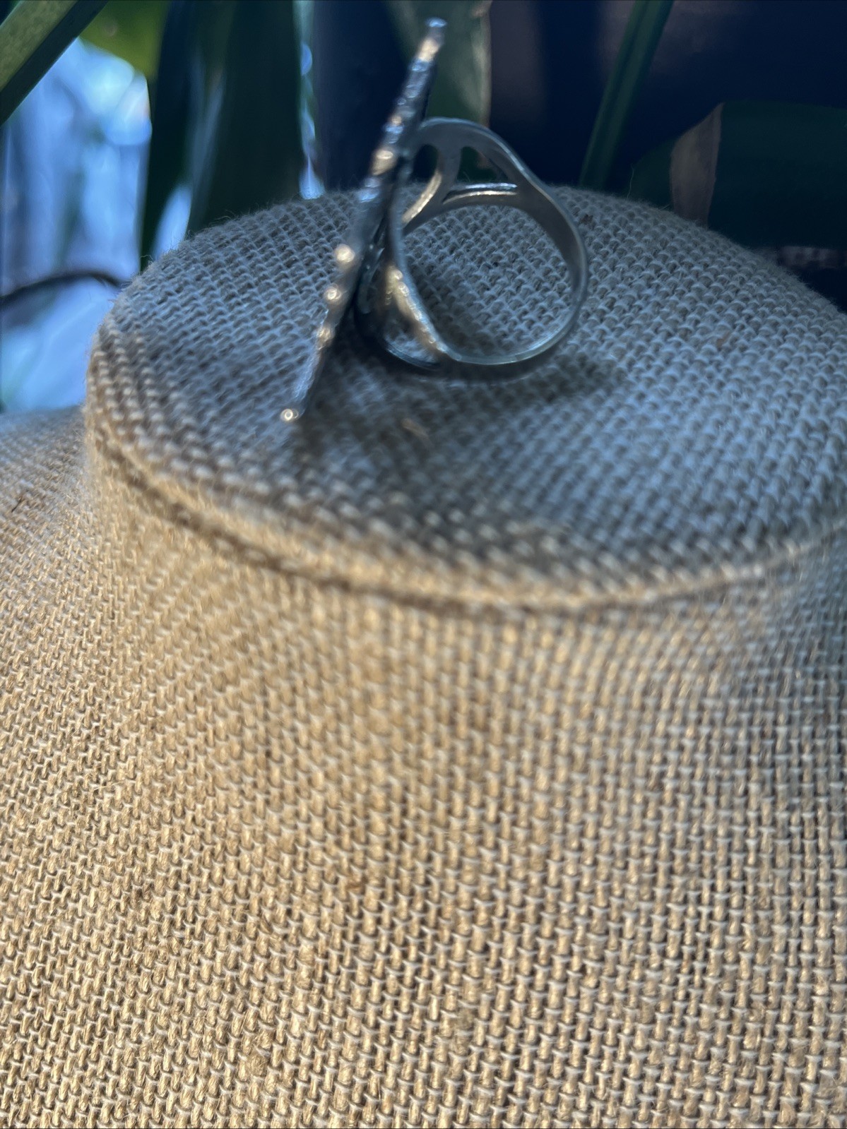 Vintage 1990s Silver Size 6 Nike Swoosh Ring