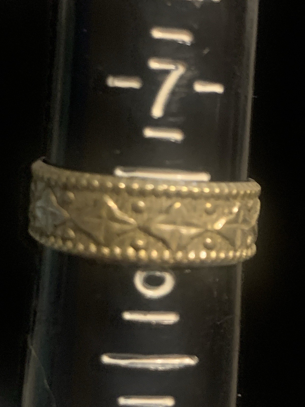 Vintage Large Labradorite Marked 925 Silver Ring Size 7.5 See Pictures!