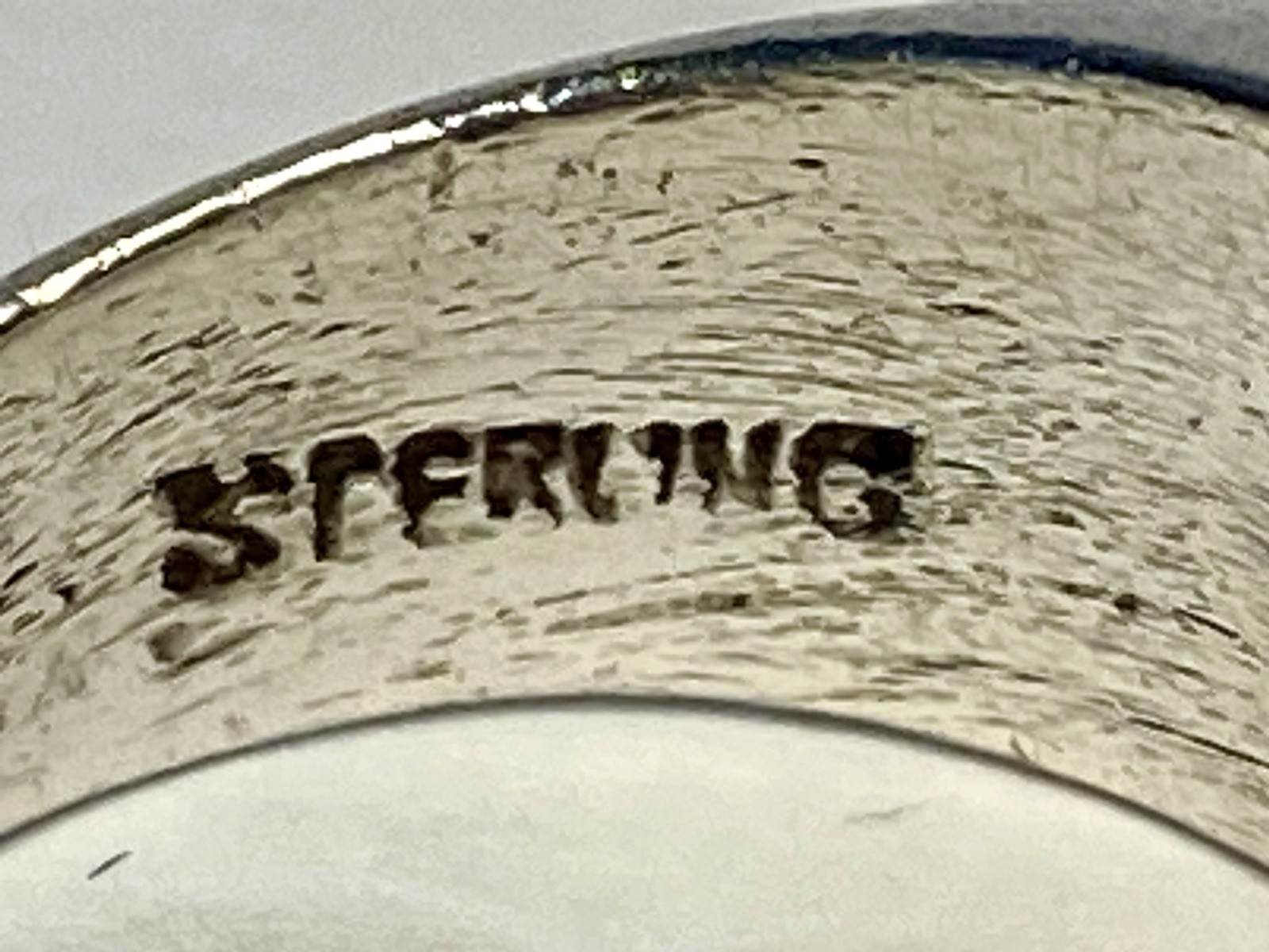 Vintage Sterling Silver Heavy 12.4gr Curved Smooth Dome Ring Size 6.5