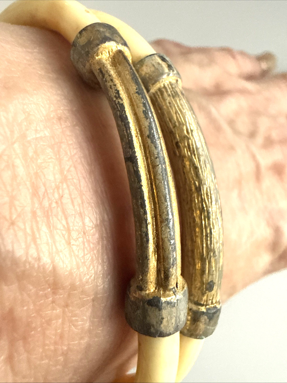 Vintage Celluloid W/GOLD TONE METAL, SOME TARNISHING SEE PICS SET 2