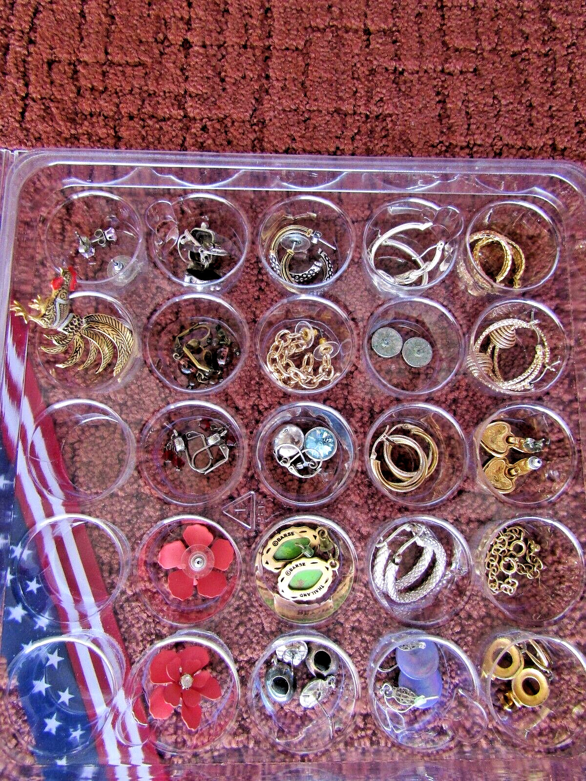 Large set of earrings clean & bright