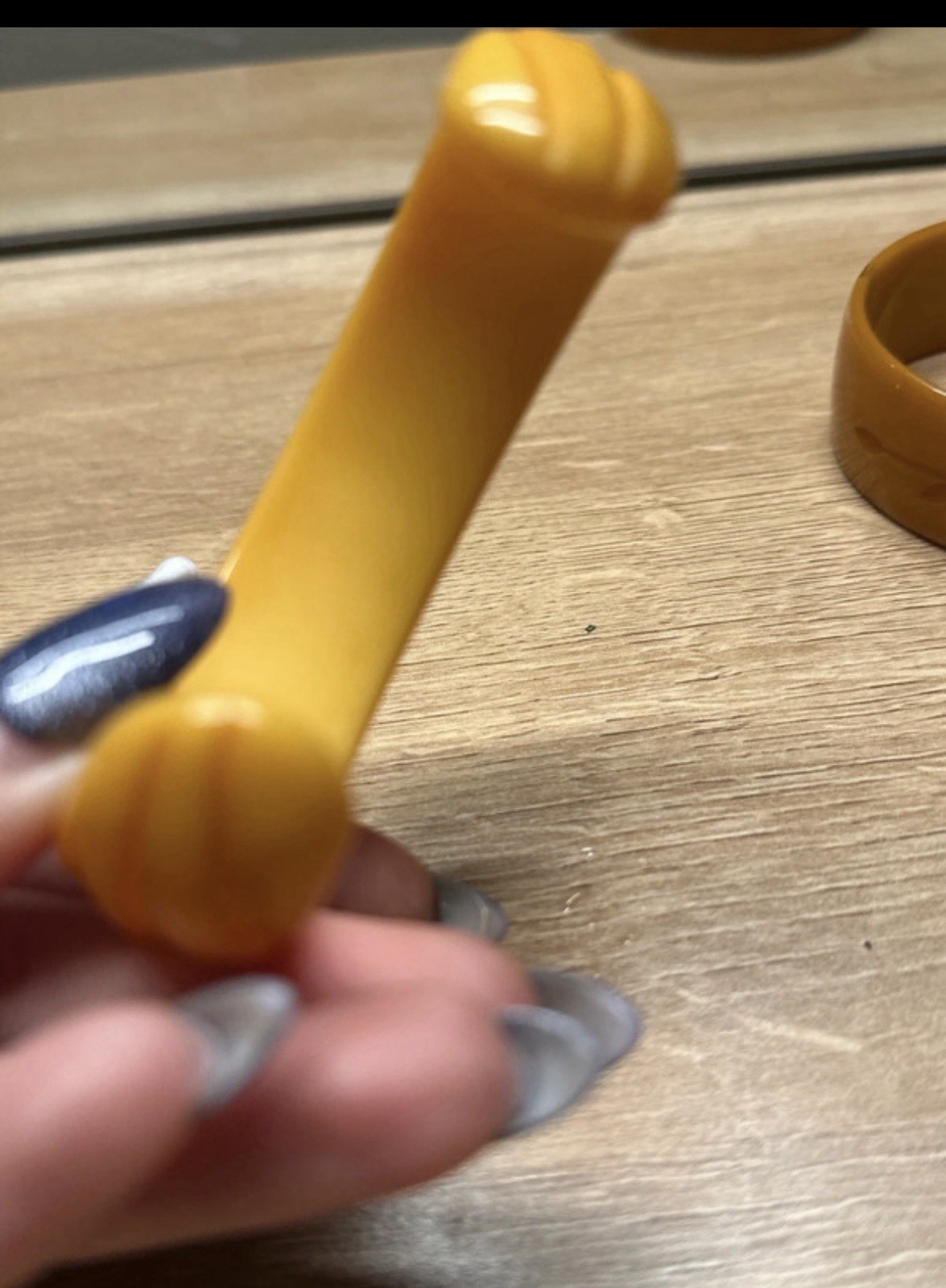 Vintage Bakelite Creamed Corn Butterscotch Carved Bracelet Tested