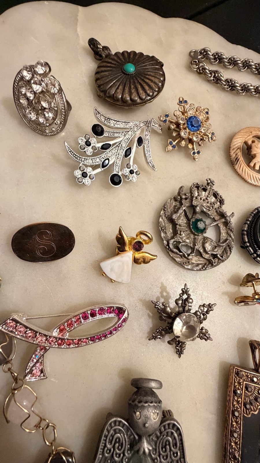 Assorted Vintage Costume Jewelry Collection Including Alex and Ani and Razza