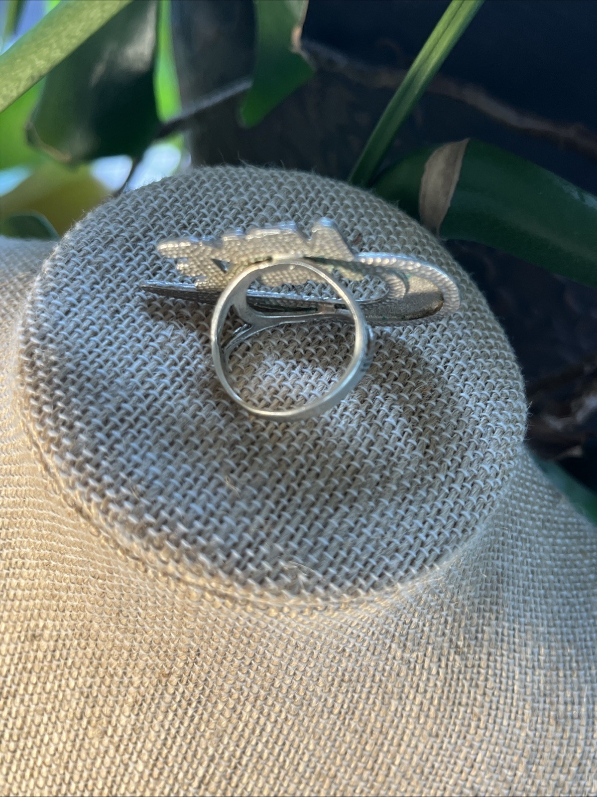 Vintage 1990s Silver Size 6 Nike Swoosh Ring
