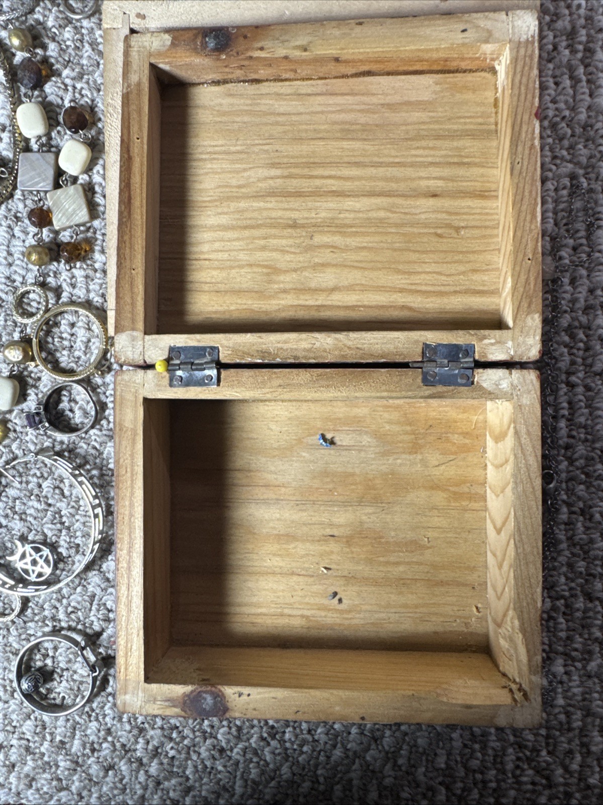 ESTATE FIND – COSMETIC JEWERLY WITH TWO JEWERLY BOXES – OVER 1 LB