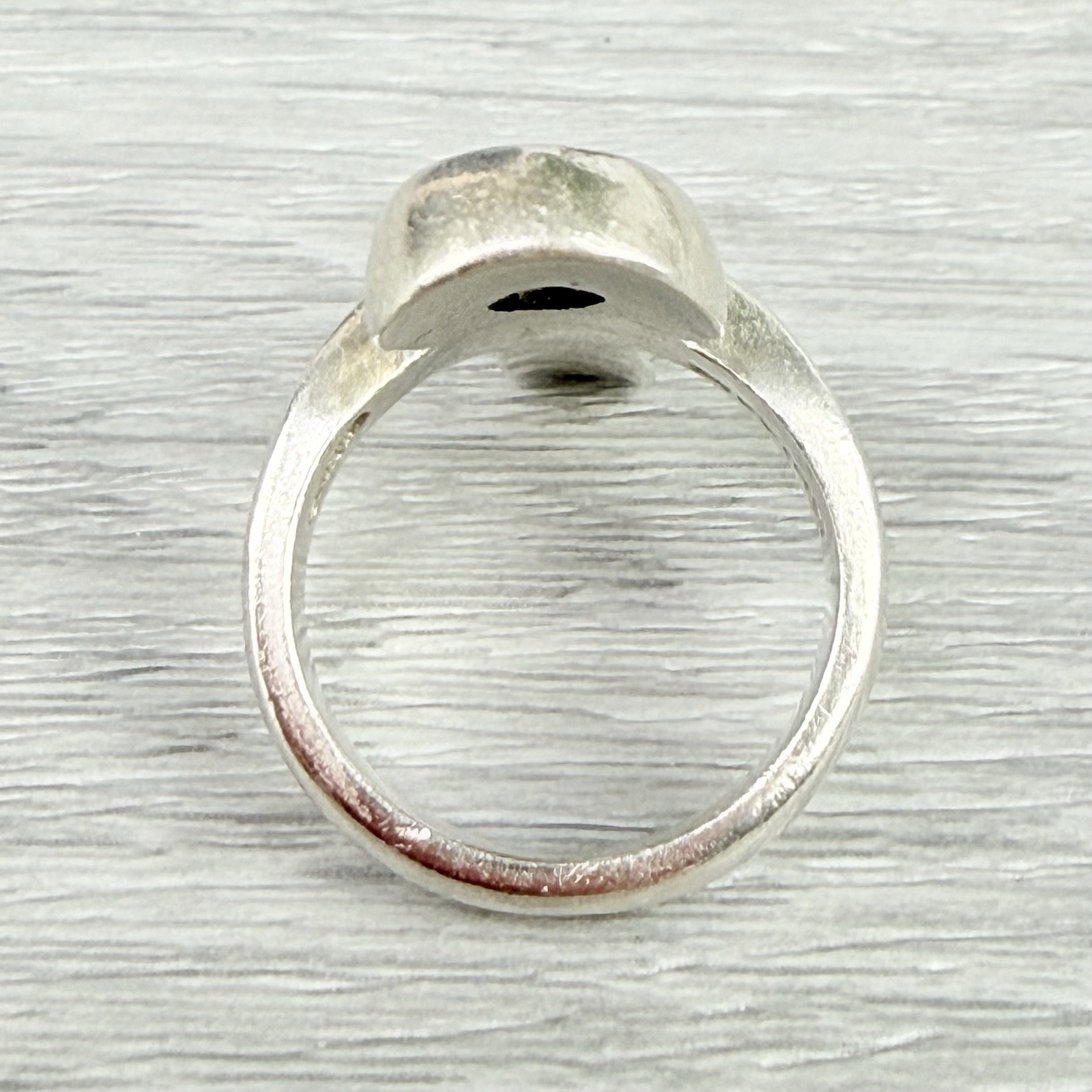 Vintage Sterling Silver Mexico Modernist Nile Cross Ankh Key of Life Ring 5.5