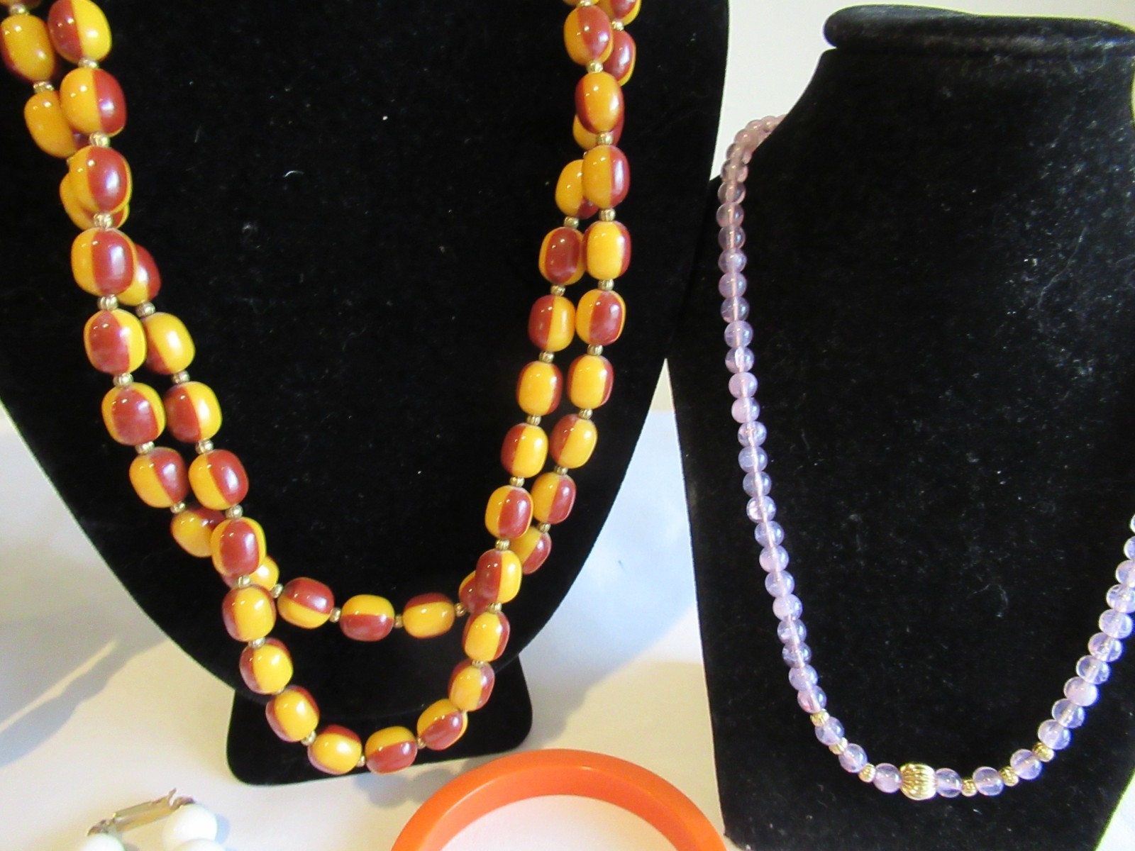 Vintage & Modern Retro Lucite Acrylic Jewelry Lot 17 pcs