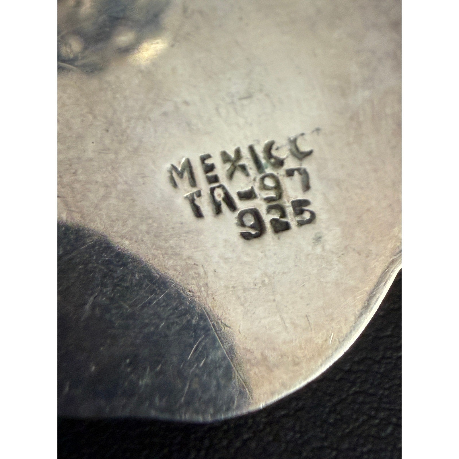 Vintage TAXCO Sterling Silver Earrings Clip Ons Mexico 26g