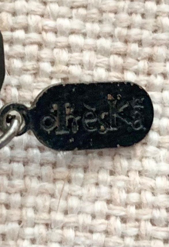 Vtg. Y2K Treska – Choker Necklace – Starburst Pendant – Goth – Mourning – Boho