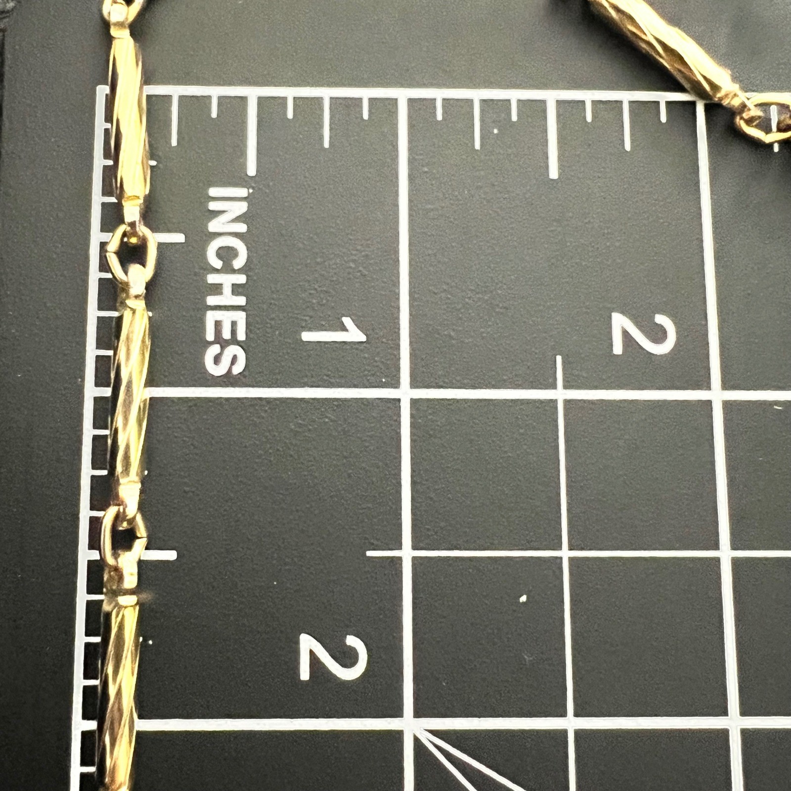 Monet Vintage Gold Tone Textured Bar Link Long Opera Chain Necklace 56″ Boho 70s