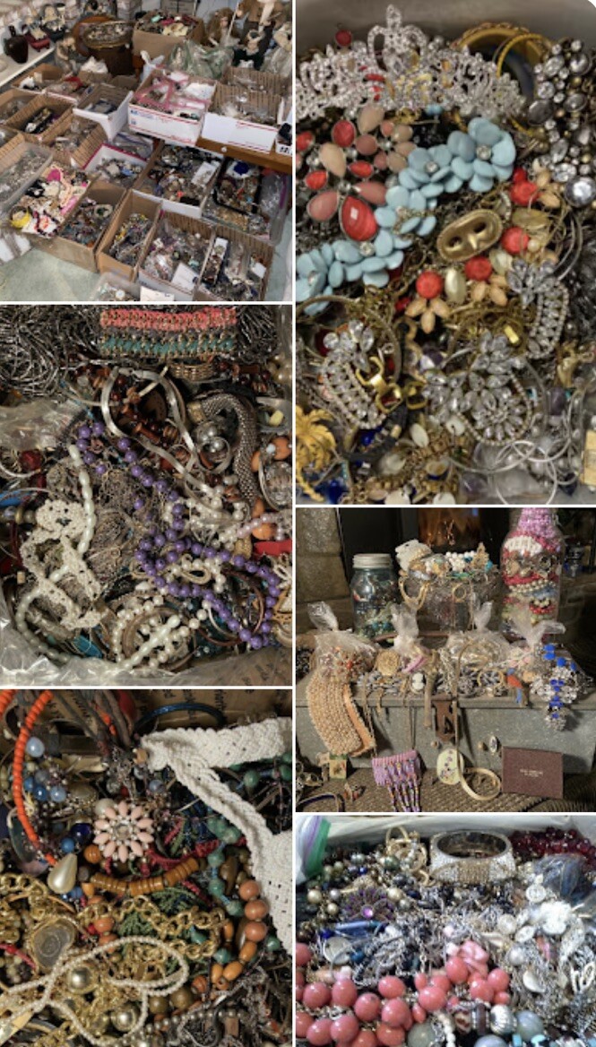 Vintage|Designer|Estate “UNSORTED” Jewelry: 6lbs-8lbs+ Crown! •All Wear •Tangled