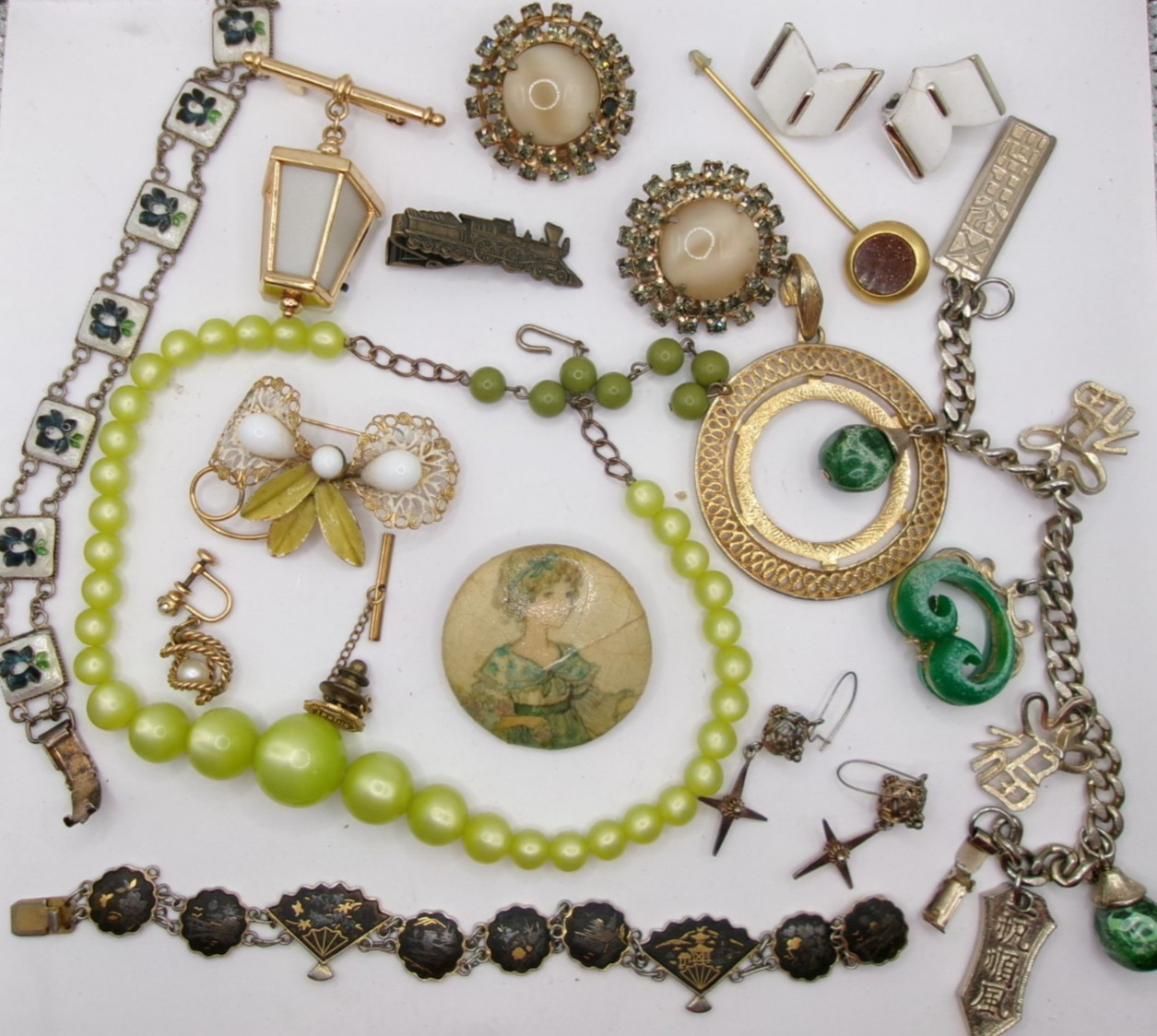 Mixed Collection Lot Victorian Antique & Older Vintage Repair Salvage Jewelry