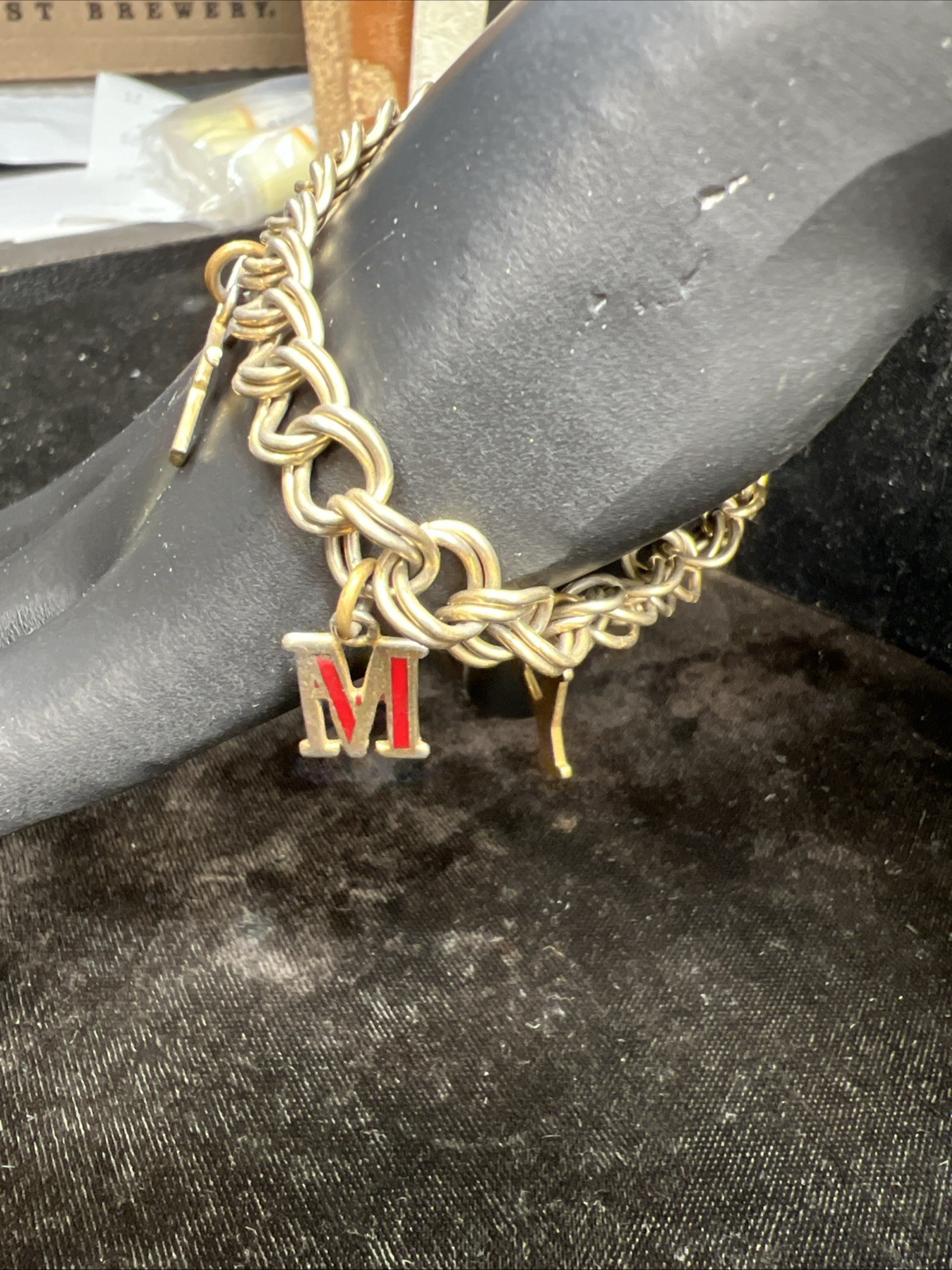 Vintage Military CHARM BRACELET US ARMY