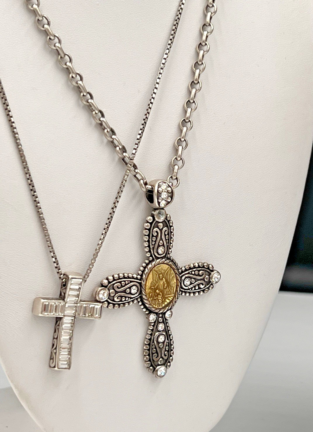 Brighton Necklace Bracelet Lot, 6 pc Devotion Angel La Scala Selene Capella Cher