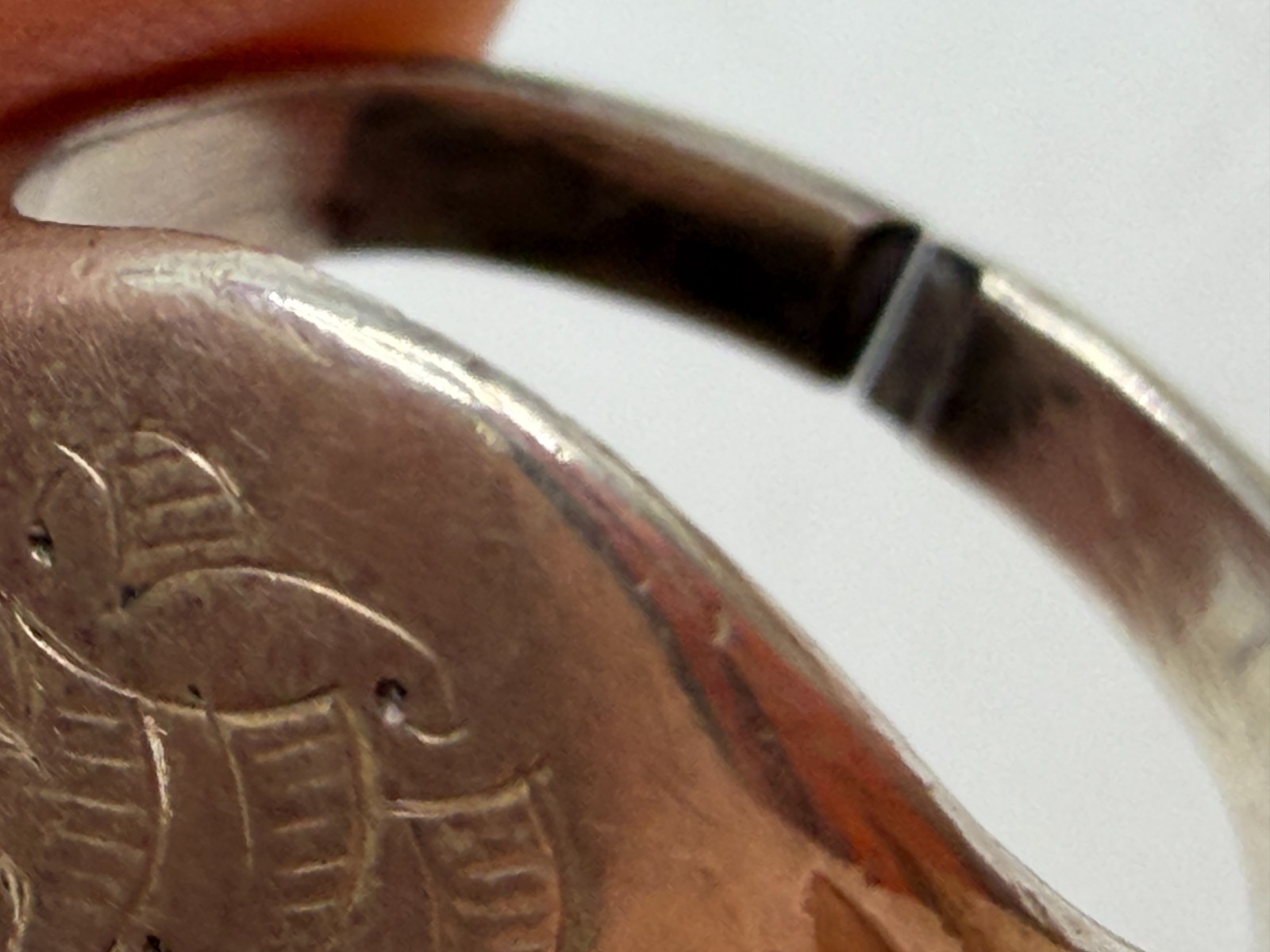 Vintage Sterling Silver Ring Boy Scouts BSA Signet Knot Monogram Size 6 1949