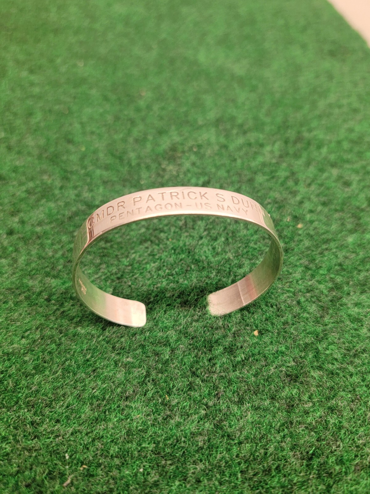 CMDR Patrick S Dunn Pentagon – US NAVY Bracelet 925. Kabana Vintage