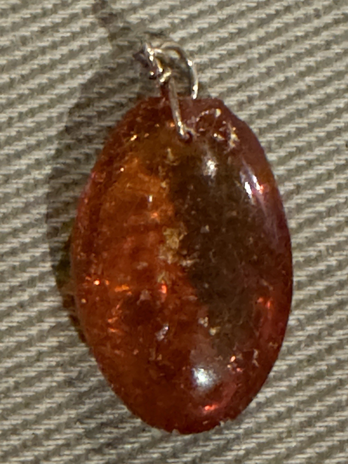 Pair of Vintage Amber Tear Drop 1.25” Pendants – Earrings?