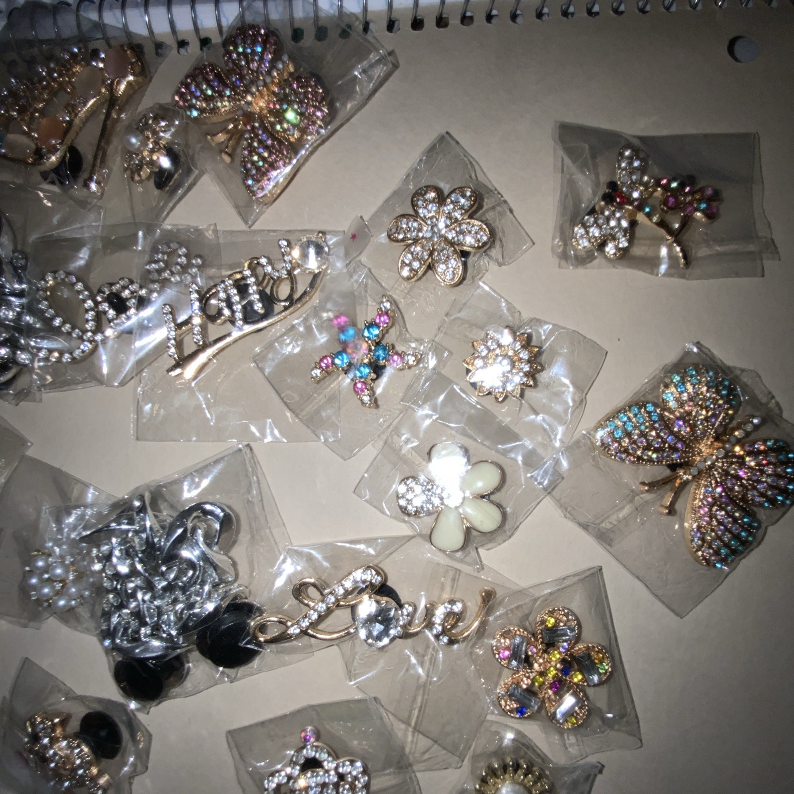 Mixed Lot Rhinestone Croc Jibbitz