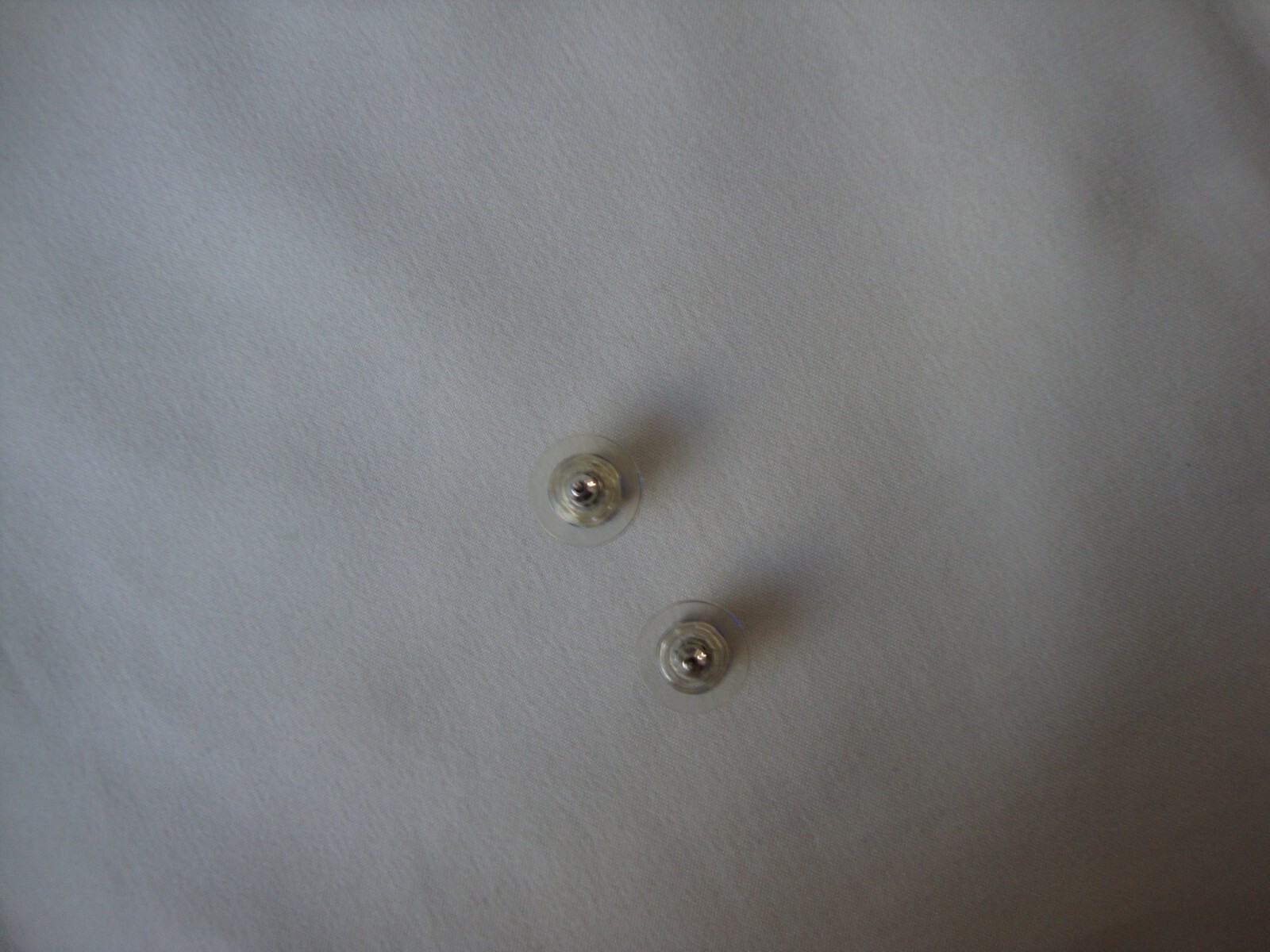 VINTAGE 6MM ROUND BRILLIANT CUT DARK BLUE CZ STERLING SILVER PRONG STUD EARRINGS