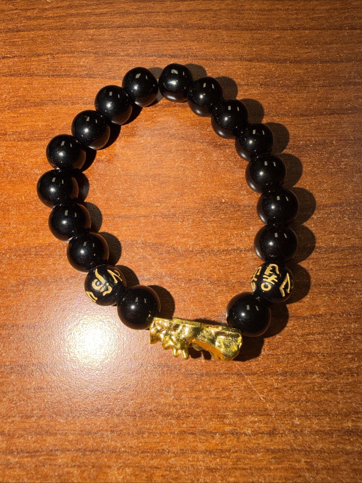 Fashionable Feng Shui Obsidian Pixiu Bracelet Suitable for Any Occasion,Unisex