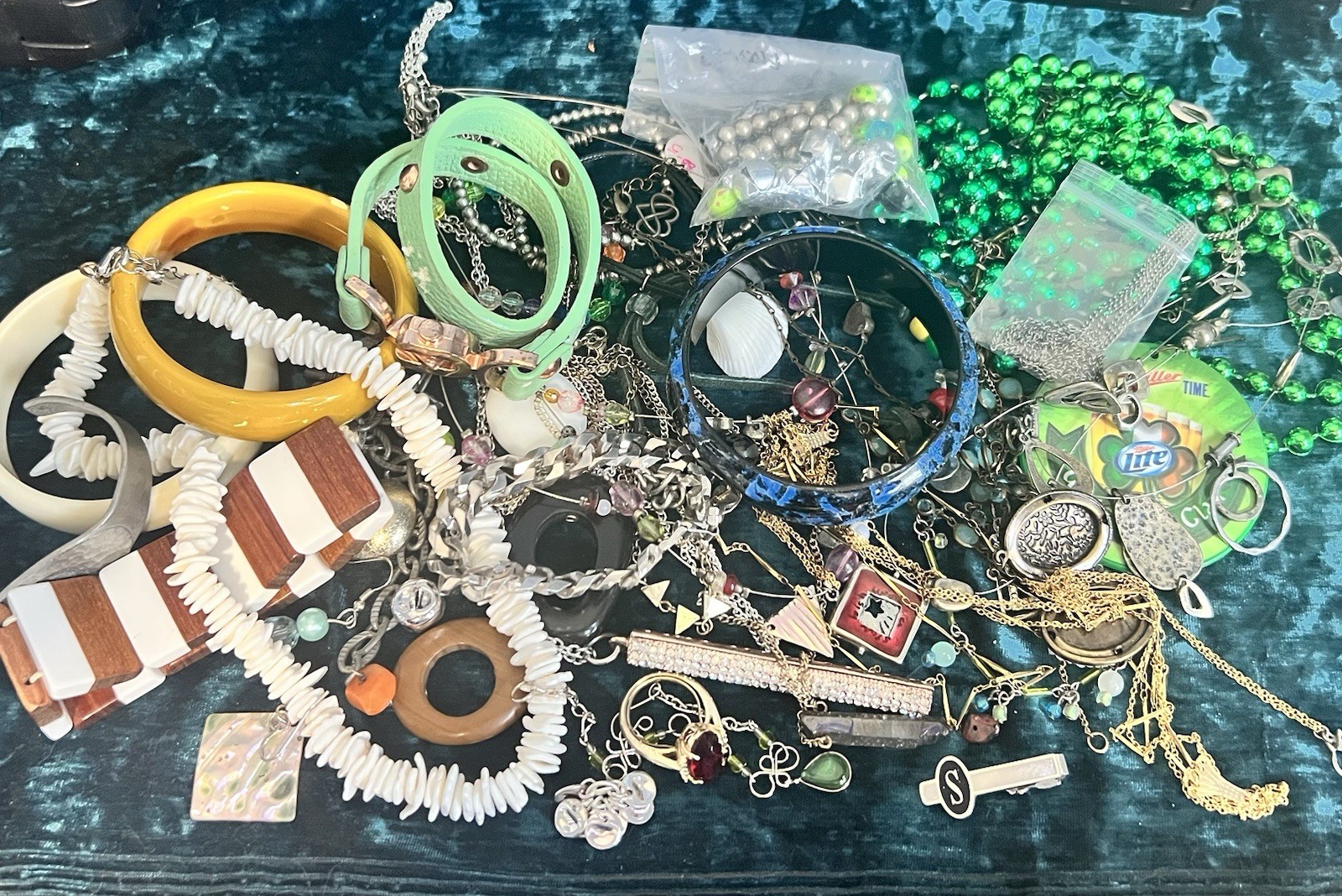 Jewelry Craft/ Wear Bag 1.5 lbs Mixed Lot Vintage To Now