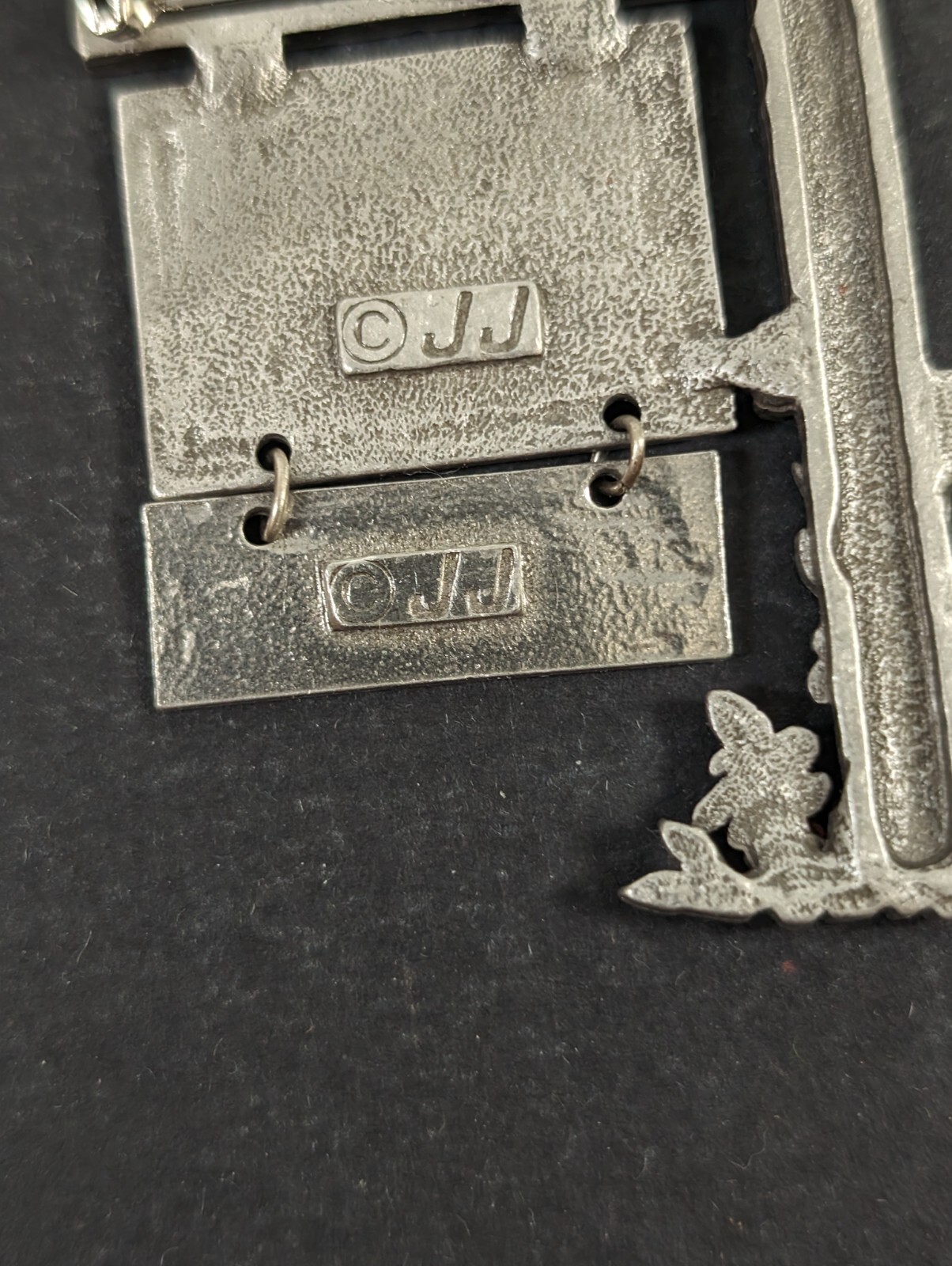 Vintage JJ Pewter Pin For Sale Sold House Home Buyer Realtor Housewarming Gift