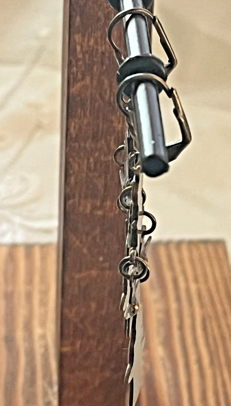 Bronze-Toned Antique-Style Chandelier Dangle Earrings, Stars, Rabbit in Hat 2.5″