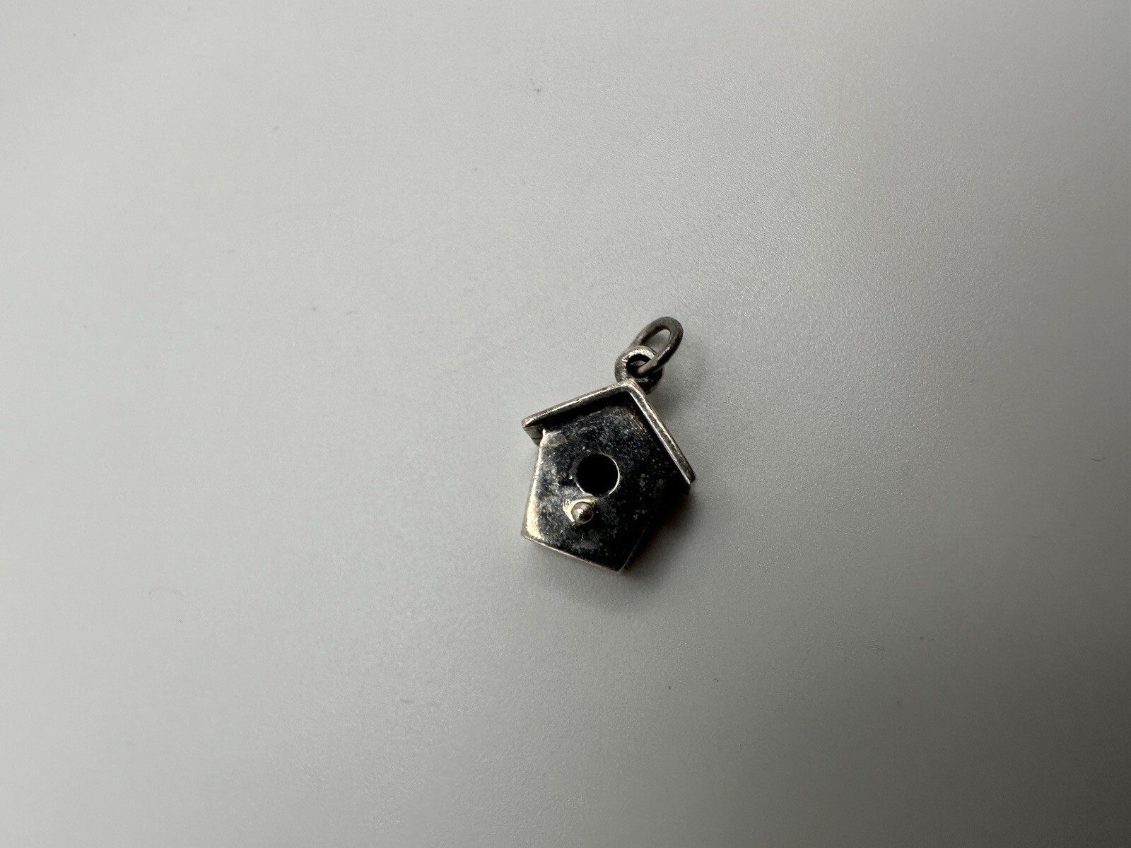 VNT Sterling Silver Brown County Silver Co Bird House Bracelet Charm 2.2cm JB6