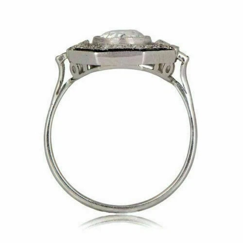2.50Ct Round Cut Lab Created Diamond 14K White Gold Plated Anniversary Gift Ring