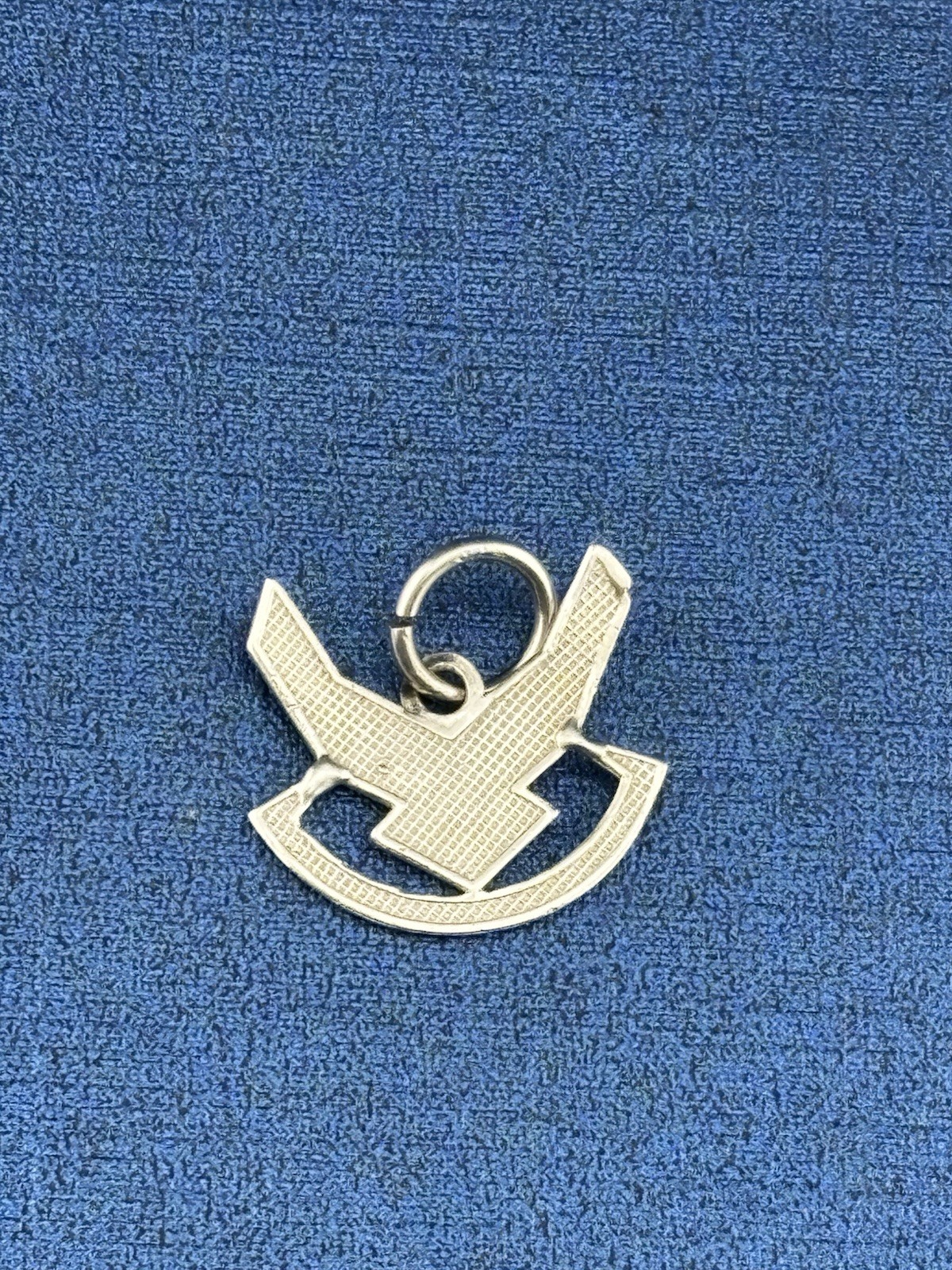 US Air Force VTG Silver Plated Pendant Or Charm Military Memorabilia