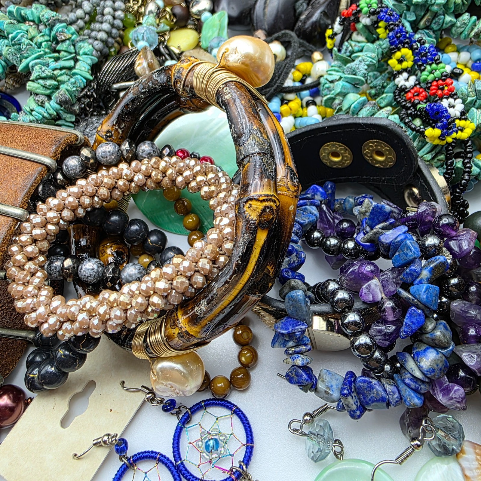 Vintage Costume Jewelry Lot Over 3 Pounds For Craft Repurpose Wear Estate Junk