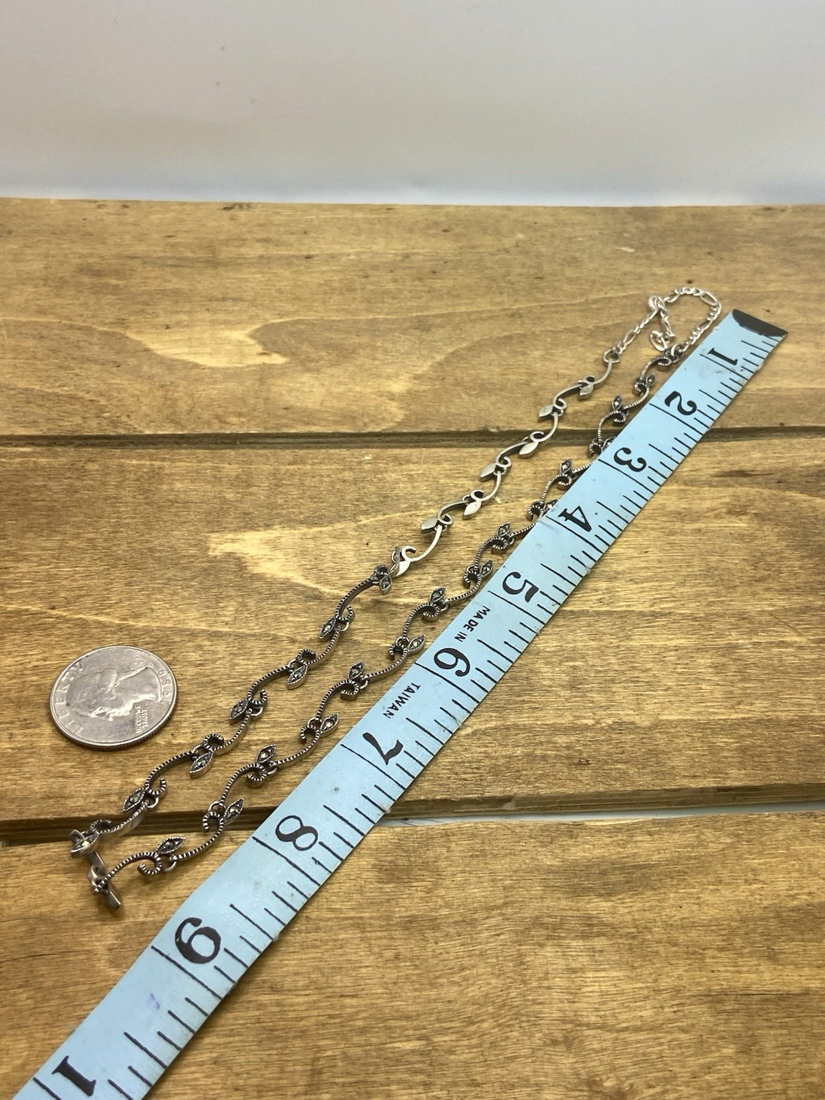 Vintage William Sherwin (WS) Signed Modernist Sterling Silver Necklace 20”