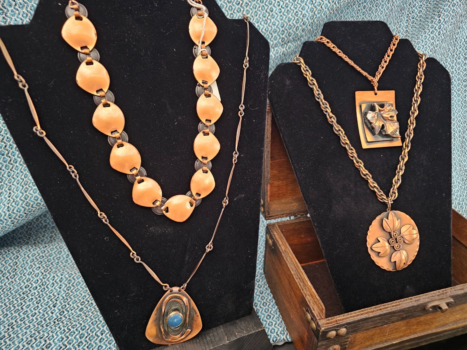 Estate Collection Vintage Copper Jewelry RENOIR Rebajes & More- 73 pcs