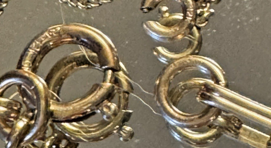 Vintage Catamore Bracelet Nephrite Jade 12kt Gold Filled 7.25″